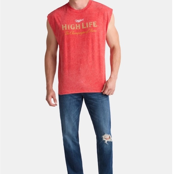 Miller Men's and Big Men's Graphic Muscle Tank Top - Picture 3 of 6